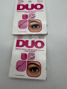 DUO Dark Tone Eyelash Glue 0.25 oz Waterproof Long-Lasting 2 Pack New